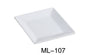 Yanco ML-107 7" Square Plate | Kitchen + Metal