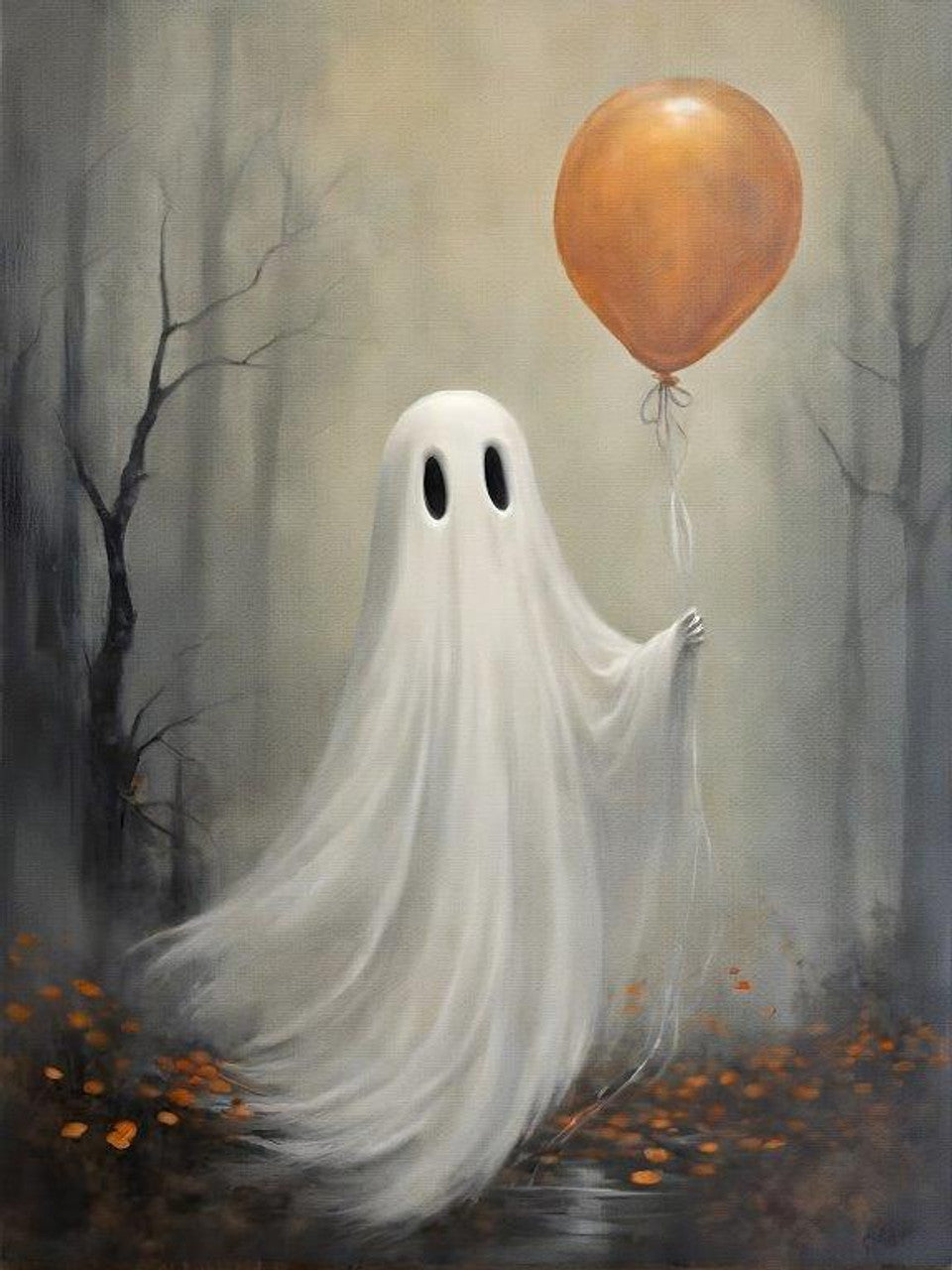 8x10 FLOATING FRIGHTS GHOST