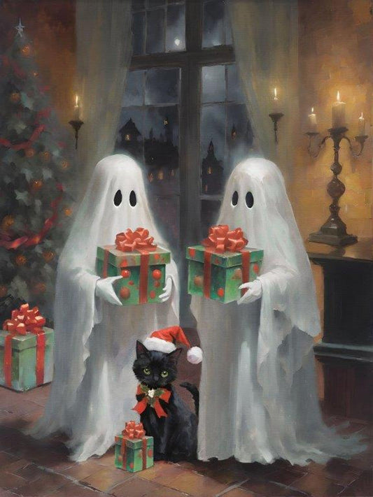 Christmas Carousel Collection - 12" x 16" Spirit of Giving Wall Art