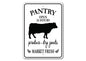 pantry open 24 hours sign
