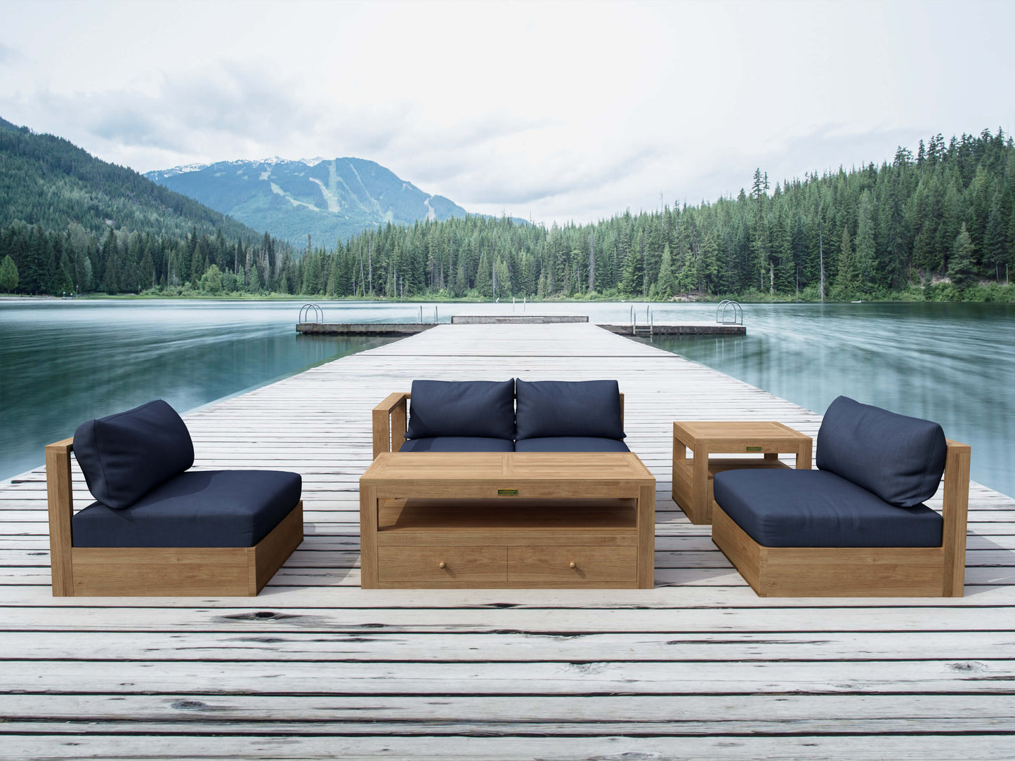 Replacement Cushion Set-152 Copacabana Modular Deep Seating Set
