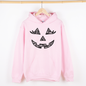 Jack-o-Lantern, Coquette, Faux Lace, Halloween, Graphic Hoodie, Hooded Sweatshirt