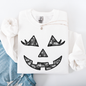 Jack o Lantern, Coquette, Faux Lace, Halloween Sweatshirt
