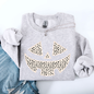 Jack o Lantern, Dalmatian Print, Halloween Sweatshirt