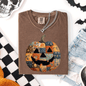 Jack o Lantern, Faux Quilt Pumpkin, Halloween, Fall, Autumn, Comfort Colors T-Shirt