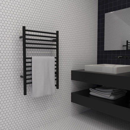 Jeeves Model E Straight 12 Bar Hardwired Towel Warmer