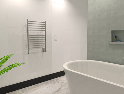 Jeeves Model E Straight 12 Bar Hardwired Towel Warmer