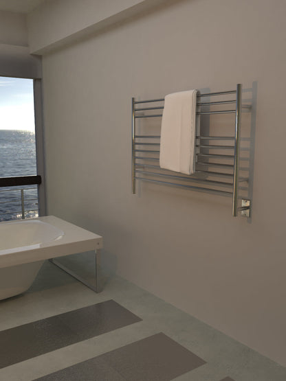 Jeeves Model L Straight 10 Bar Hardwired Towel Warmer