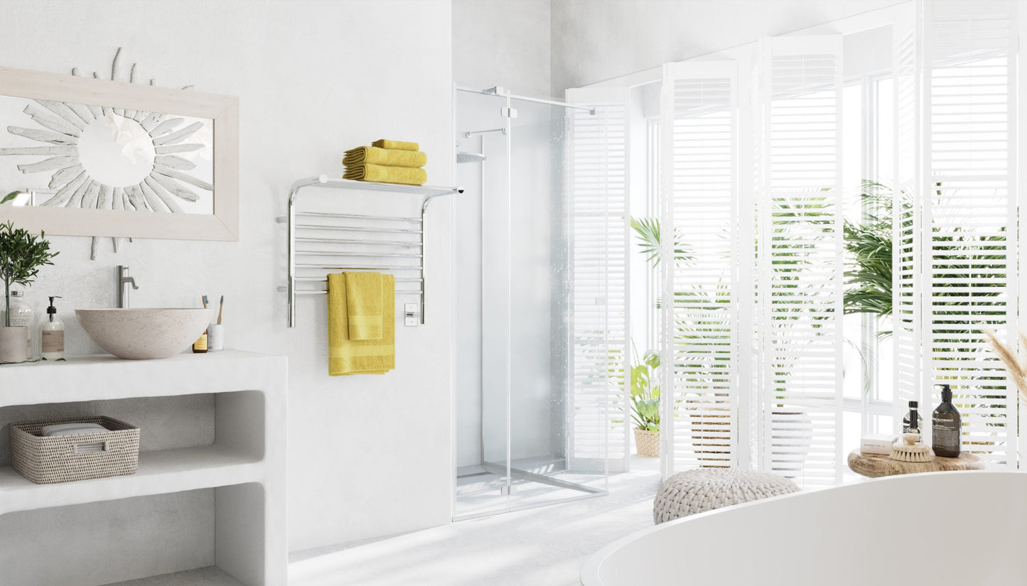 Jeeves Model M Shelf 11 Bar Hardwired Towel Warmer
