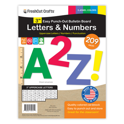 Bulletin Board Letters – 3 inch