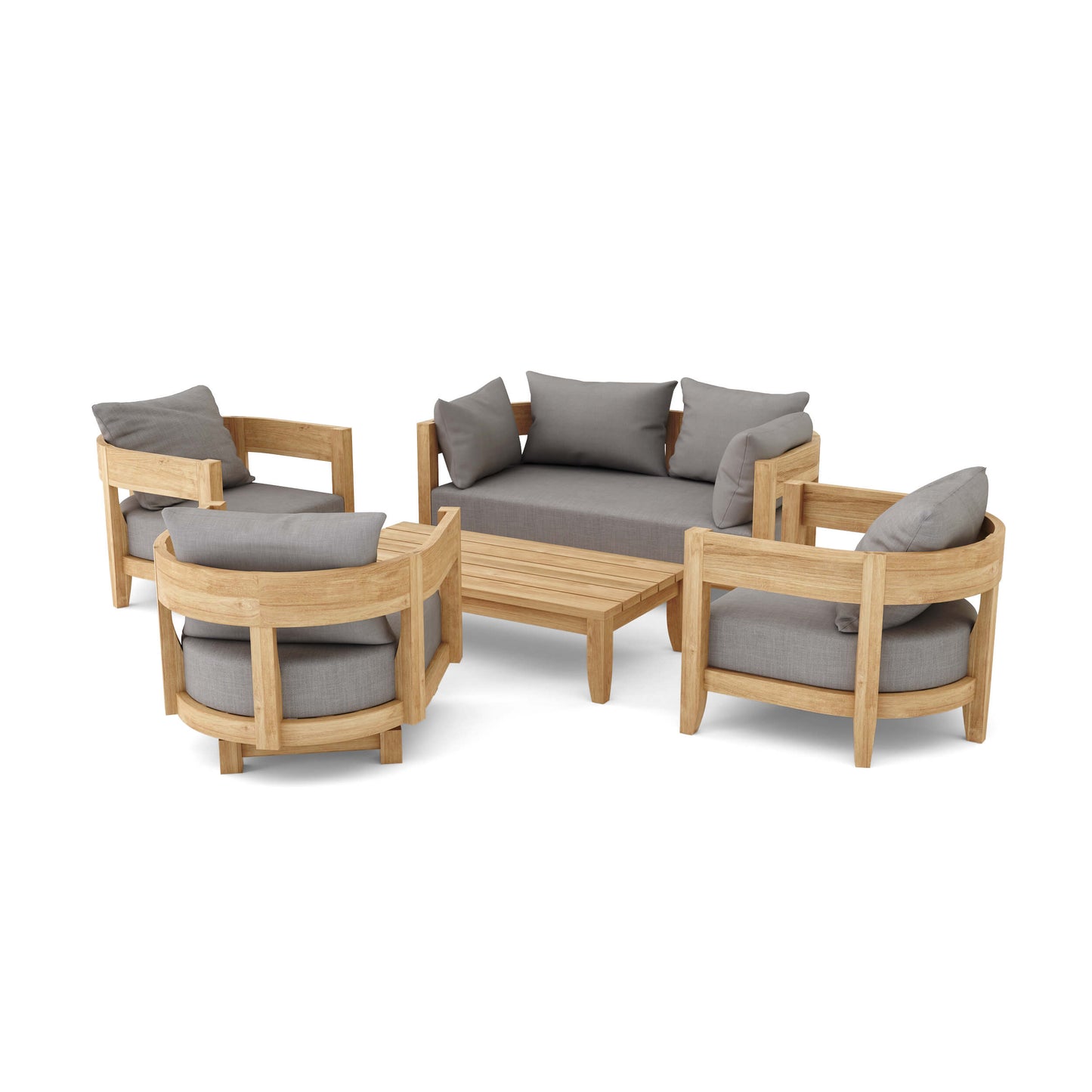 Set-173 5-Pc Coronado Deep Seating Set