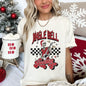 Jingle Bell Rocking, Skeleton, Rock Music, Retro, Comfort Colors, Tshirt