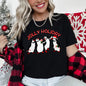 Jolly Holiday, Penguins, Christmas Super Soft Tees