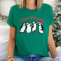 Jolly Holiday, Penguins, Christmas Super Soft Tees