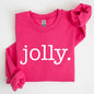 Jolly, Classic Minimalist, Christmas, Winter, Snow, Santa, Sweatshirt