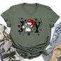 Joy, Christmas, Paw Print, Super Soft Tees