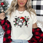 Joy, Christmas, Paw Print, Super Soft Tees