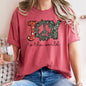 Joy To The World, Peace Wreath, Christmas, Comfort Colors, Tshirt