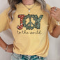 Joy To The World, Peace Wreath, Christmas, Comfort Colors, Tshirt