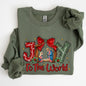 Joy To The World, True Story, Christian, Nativity, Christmas, Religious Sweatshirt