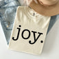 Joy, Classic Minimalist, Christmas, Winter, Snow, Santa, Xmas Tshirt Comfort Colors T-Shirt