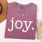 Joy, Classic Minimalist, Christmas, Winter, Snow, Santa, Xmas Tshirt Comfort Colors T-Shirt