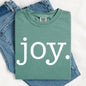 Joy, Classic Minimalist, Christmas, Winter, Snow, Santa, Xmas Tshirt Comfort Colors T-Shirt