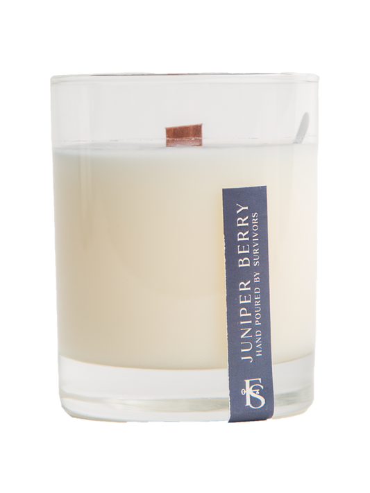 Juniper Berry Wooden Wick Candle