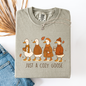 Just A Cozy Goose, Cute, Autumn, Fall, Pumpkin Spice, Comfort Colors T-Shirt