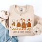 Just A Cozy Goose, Cute, Autumn, Fall, Pumpkin Spice Sweatshirt