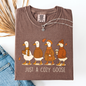 Just A Cozy Goose, Cute, Autumn, Fall, Pumpkin Spice, Comfort Colors T-Shirt