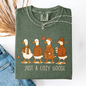 Just A Cozy Goose, Cute, Autumn, Fall, Pumpkin Spice, Comfort Colors T-Shirt