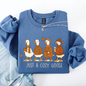 Just A Cozy Goose, Cute, Autumn, Fall, Pumpkin Spice Sweatshirt