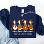Just A Cozy Goose, Cute, Autumn, Fall, Pumpkin Spice Sweatshirt