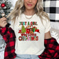 Just A Girl Who Lives Christmas, Santa, Hot Chocolate, Coffee Super Soft Tees