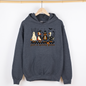 Just A Spooky Goose, Checkered, Halloween, Spooky, Graphic Hoodie, Hooded Sweatshirt