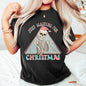 Just Waiting For Christmas, Skeleton, Retro, Classic, Comfort Colors, Tshirt