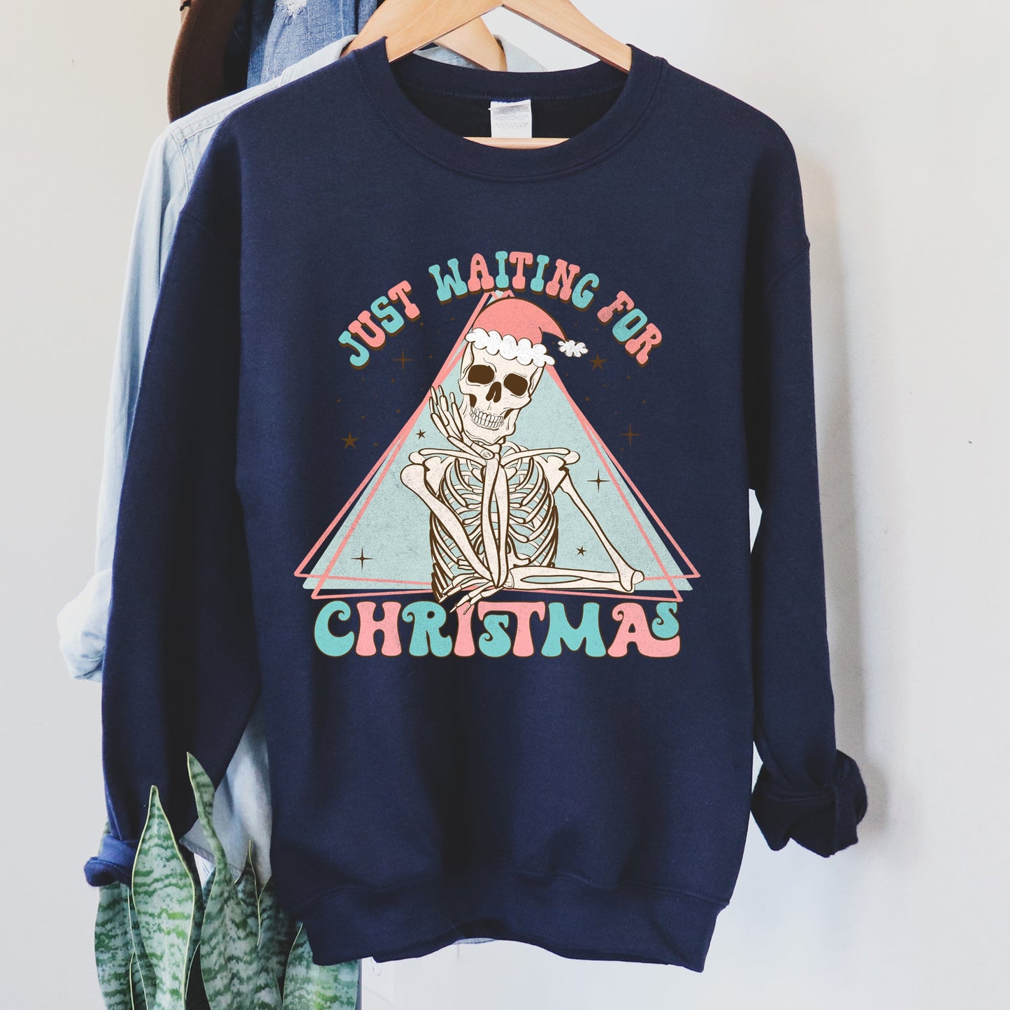 Just Waiting For Christmas, Skeleton Sweatshirt