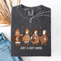 Just a Cozy Goose, Autumn Goose, Comfort Colors T-Shirt