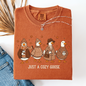 Just a Cozy Goose, Autumn Goose, Comfort Colors T-Shirt