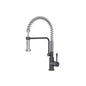 Flusso K.1200 Caso - Semi-Professional Dual Spray Stainless Steel Kitchen Faucet With Pull Out