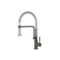 Flusso K.1200 Caso - Semi-Professional Dual Spray Stainless Steel Kitchen Faucet With Pull Out