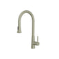 Flusso K.1290 Zest - Dual Spray Stainless Steel Kitchen Faucet With Pull Out