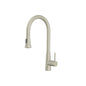 Flusso K.1290 Zest - Dual Spray Stainless Steel Kitchen Faucet With Pull Out
