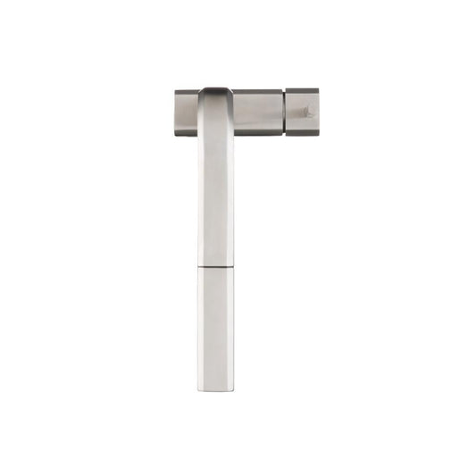 Flusso K.1300 Cito - Dual Spray Polished Steel Kitchen Faucet With Pull Out