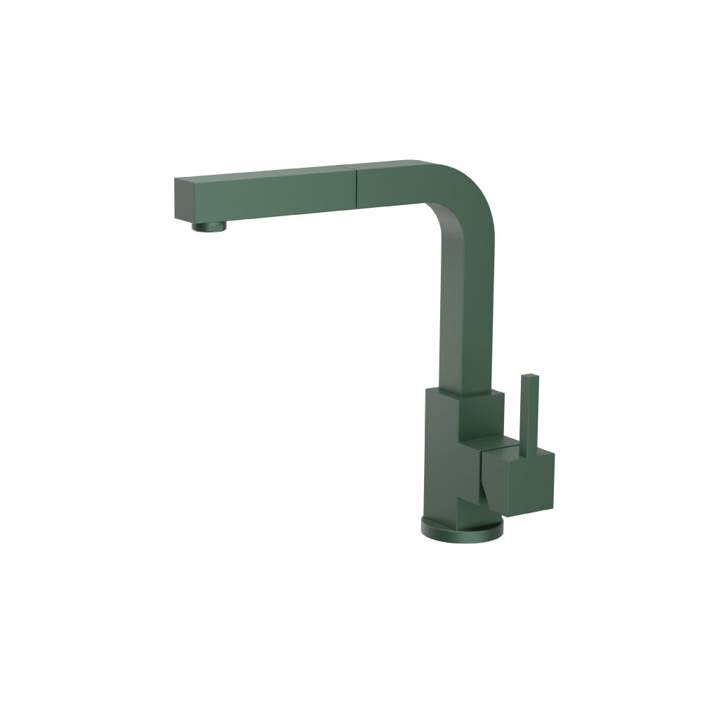 Flusso K.1330 Deus - Dual Spray Stainless Steel Kitchen Faucet With Pull Out