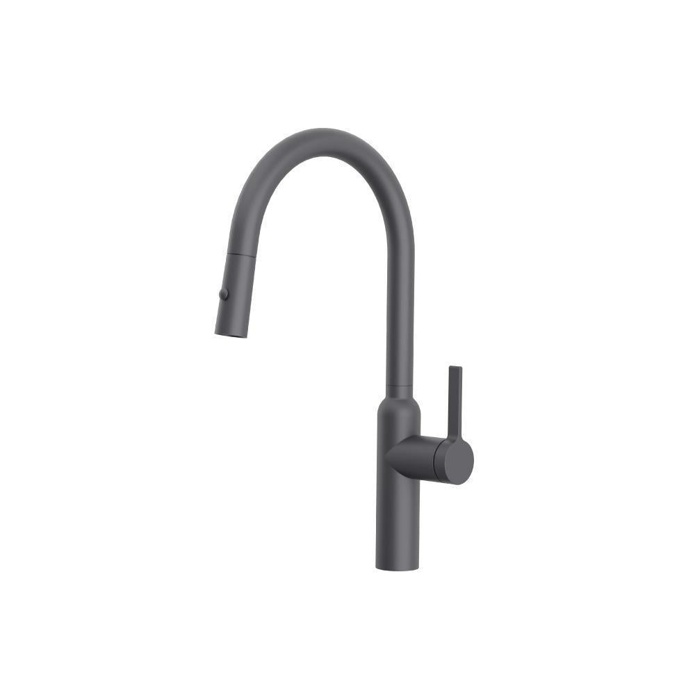 Flusso K.1360 Ziel - Dual Spray Stainless Steel Kitchen Faucet With Pull Out