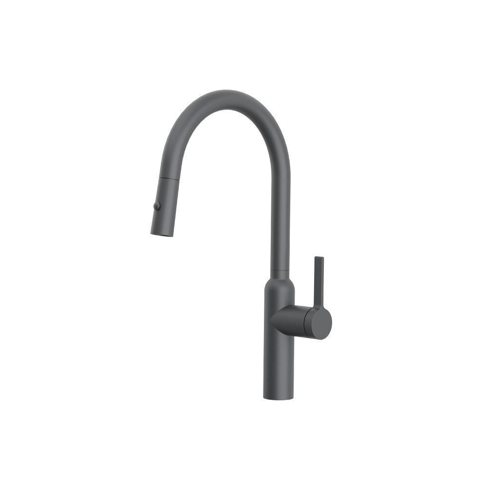 Flusso K.1360 Ziel - Dual Spray Stainless Steel Kitchen Faucet With Pull Out