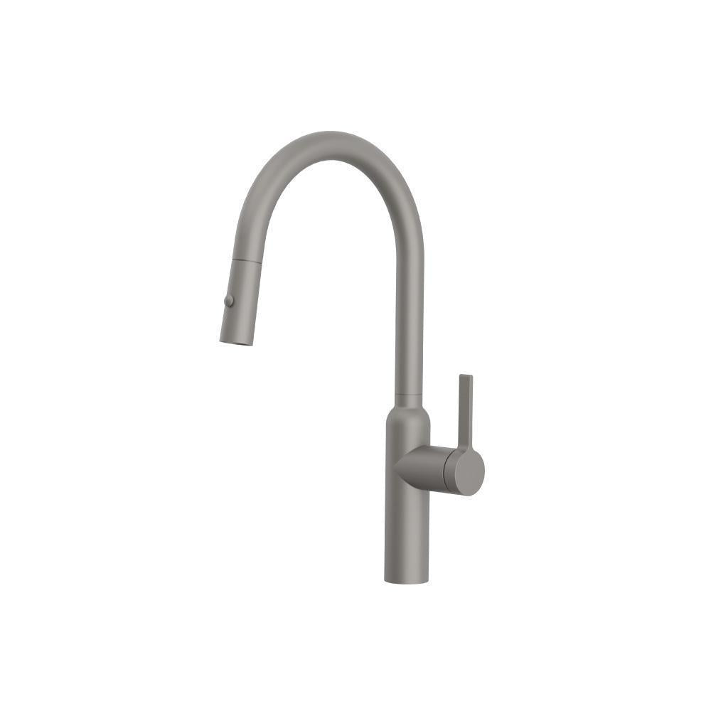 Flusso K.1360 Ziel - Dual Spray Stainless Steel Kitchen Faucet With Pull Out
