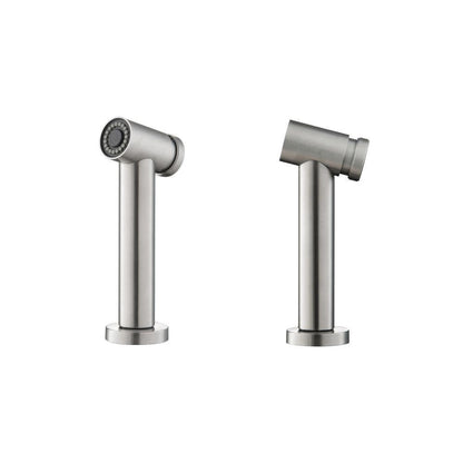 Flusso K.1500 Tanz - Stainless Steel Kitchen Faucet With Side Sprayer